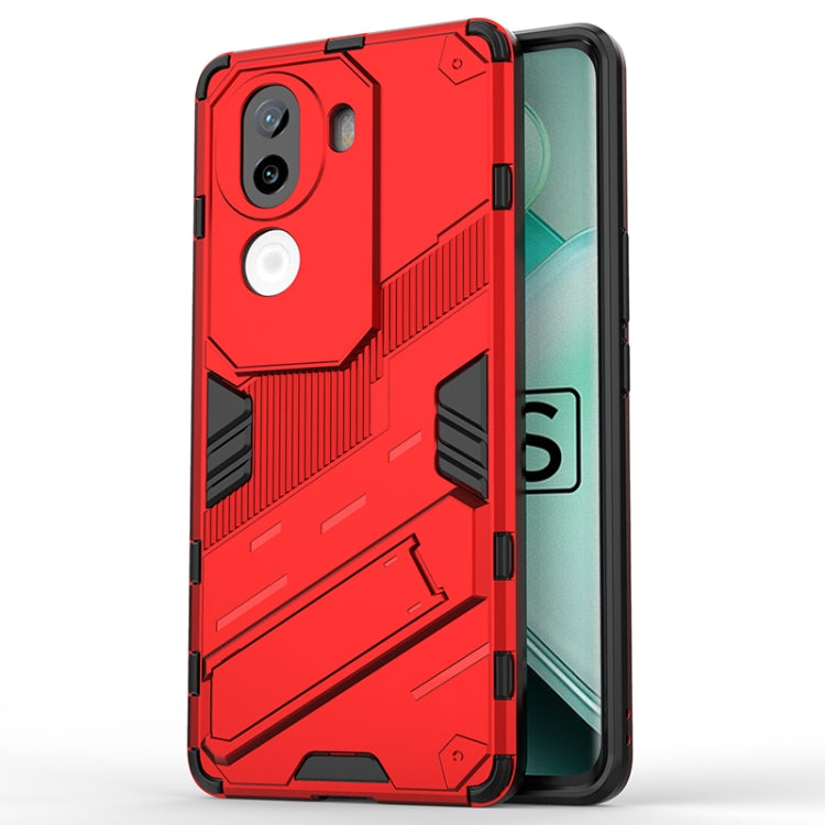 Punk Armor 2 in 1 PC + TPU Phone Case with Holder, For vivo V50 5G Global, For vivo iQOO Z9s Pro 5G India, For vivo iQOO Z9s 5G Global