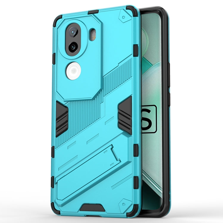 Punk Armor 2 in 1 PC + TPU Phone Case with Holder, For vivo V50 5G Global, For vivo iQOO Z9s Pro 5G India, For vivo iQOO Z9s 5G Global