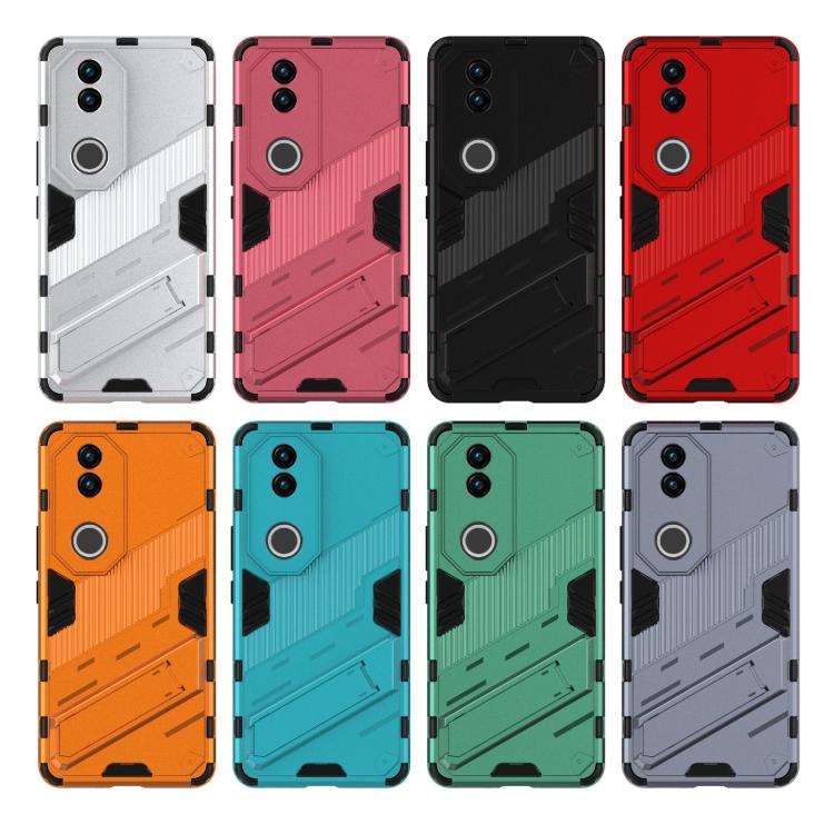 Punk Armor 2 in 1 PC + TPU Phone Case with Holder, For vivo V50 5G Global, For vivo iQOO Z9s Pro 5G India, For vivo iQOO Z9s 5G Global