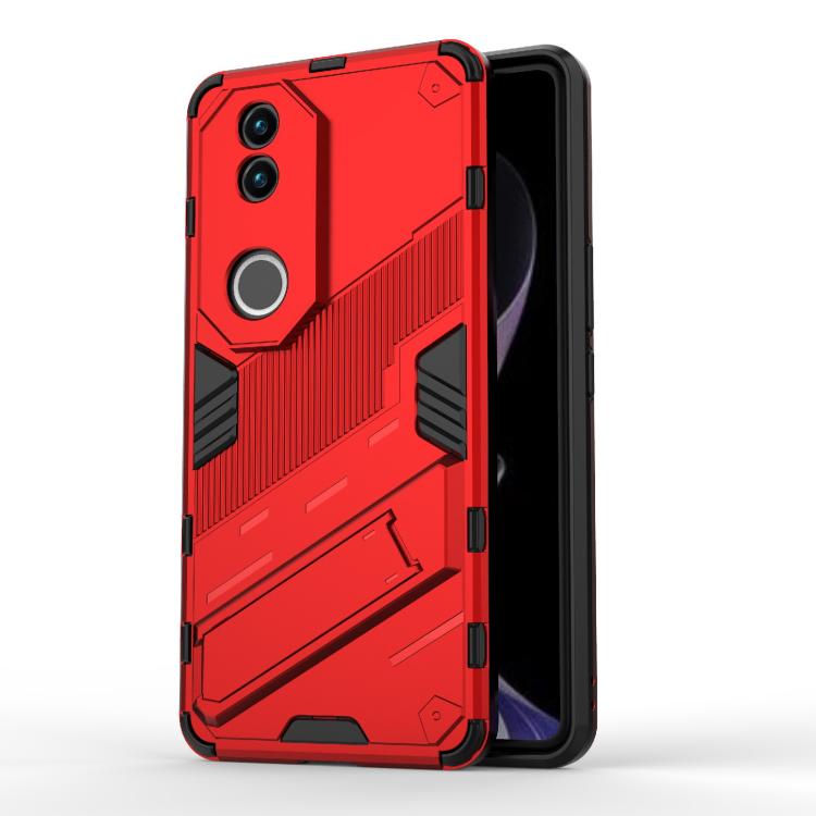 Punk Armor 2 in 1 PC + TPU Phone Case with Holder, For vivo V50 5G Global, For vivo iQOO Z9s Pro 5G India, For vivo iQOO Z9s 5G Global