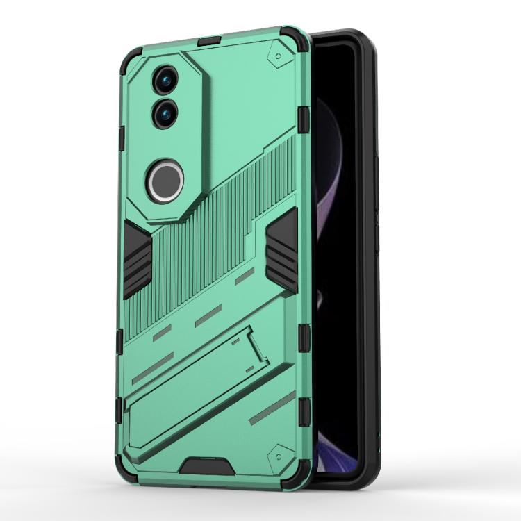 Punk Armor 2 in 1 PC + TPU Phone Case with Holder, For vivo V50 5G Global, For vivo iQOO Z9s Pro 5G India, For vivo iQOO Z9s 5G Global