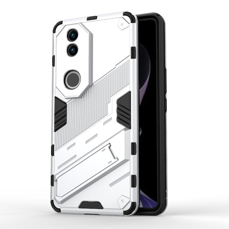 Punk Armor 2 in 1 PC + TPU Phone Case with Holder, For vivo V50 5G Global, For vivo iQOO Z9s Pro 5G India, For vivo iQOO Z9s 5G Global