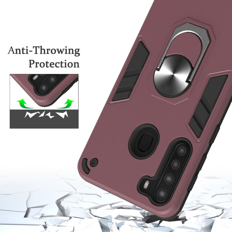 2 in 1 Armor Series PC + TPU Protective Case with Ring Holder, For Samsung Galaxy A70e, For Samsung Galaxy A11 / M11, For Samsung Galaxy A21(EU Version)