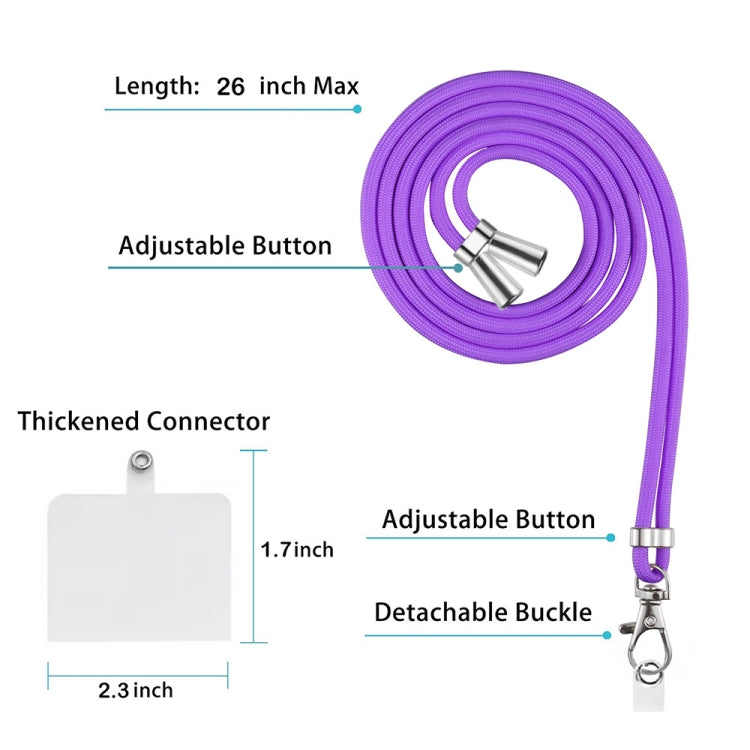 Electroplating Marble Dual-side IMD Phone Case with Lanyard