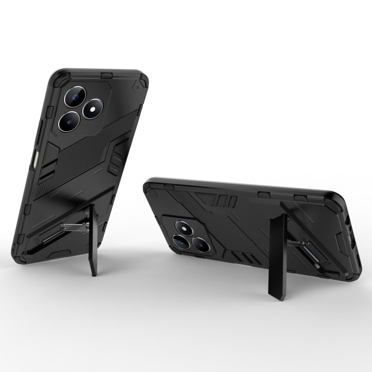 Punk Armor 2 in 1 PC + TPU Phone Case with Holder, For Realme C53 4G, For Realme C65 4G Global