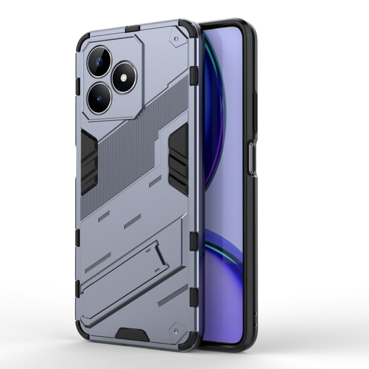 Punk Armor 2 in 1 PC + TPU Phone Case with Holder, For Realme C53 4G, For Realme C65 4G Global