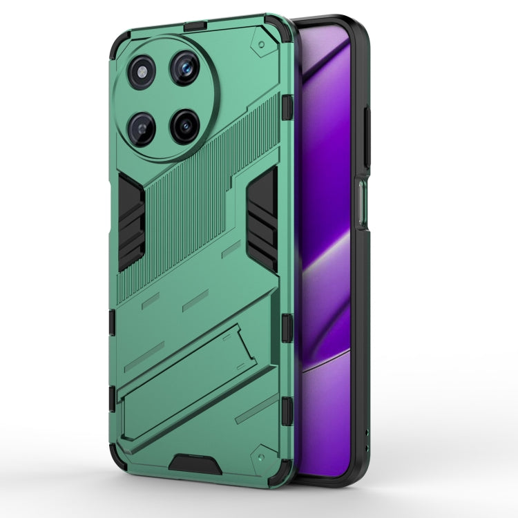 Punk Armor 2 in 1 PC + TPU Phone Case with Holder, For Realme 12 Pro 5G Global, For Realme C67 4G Global, For Realme 11 4G Global