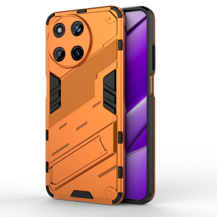 Punk Armor 2 in 1 PC + TPU Phone Case with Holder, For Realme 12 Pro 5G Global, For Realme C67 4G Global, For Realme 11 4G Global