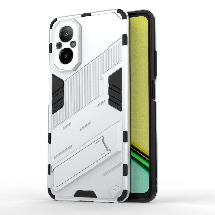 Punk Armor 2 in 1 PC + TPU Phone Case with Holder, For Realme 12 Pro 5G Global, For Realme C67 4G Global, For Realme 11 4G Global