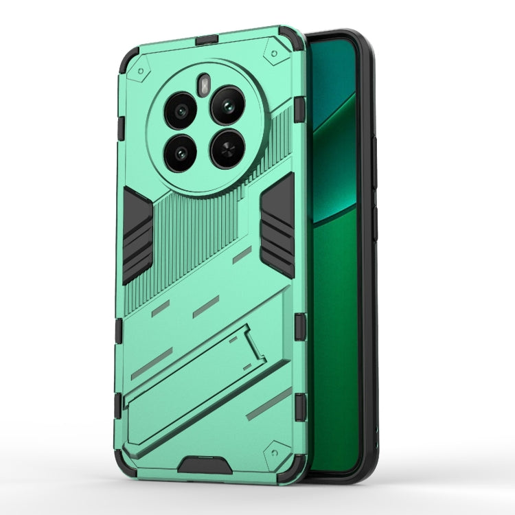 Punk Armor 2 in 1 PC + TPU Phone Case with Holder, For Realme C63 4G Global, For Realme 12 5G Global, For Realme 12+ 5G Global