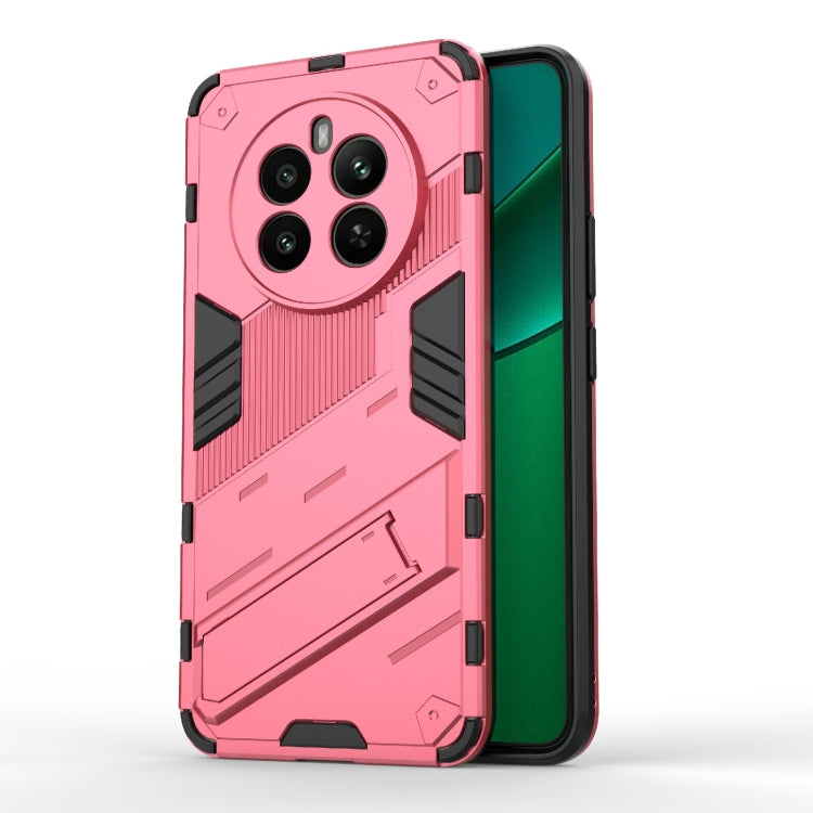 Punk Armor 2 in 1 PC + TPU Phone Case with Holder, For Realme C63 4G Global, For Realme 12 5G Global, For Realme 12+ 5G Global