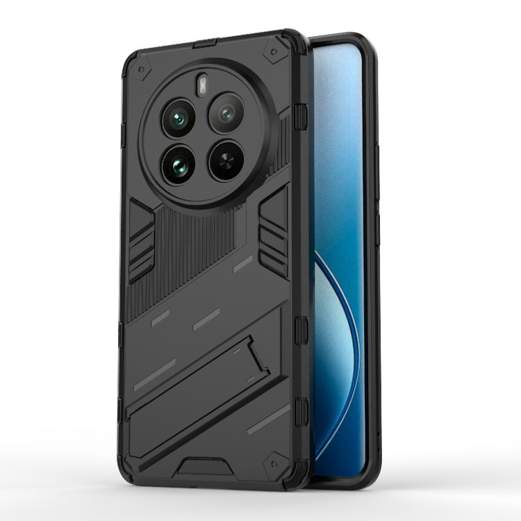 Punk Armor 2 in 1 PC + TPU Phone Case with Holder, For Realme 12 Pro 5G Global, For Realme C67 4G Global, For Realme 11 4G Global