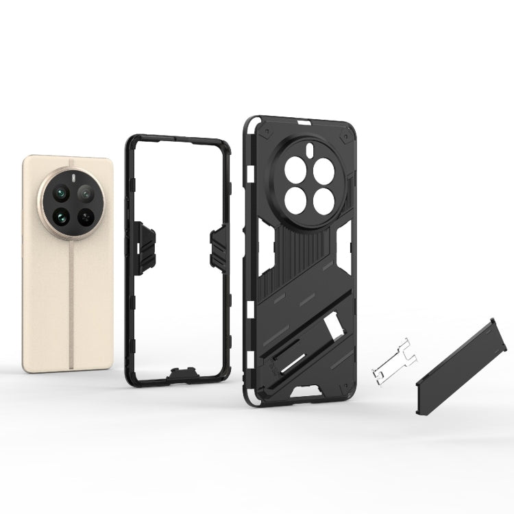Punk Armor 2 in 1 PC + TPU Phone Case with Holder, For Realme 12 Pro 5G Global, For Realme C67 4G Global, For Realme 11 4G Global