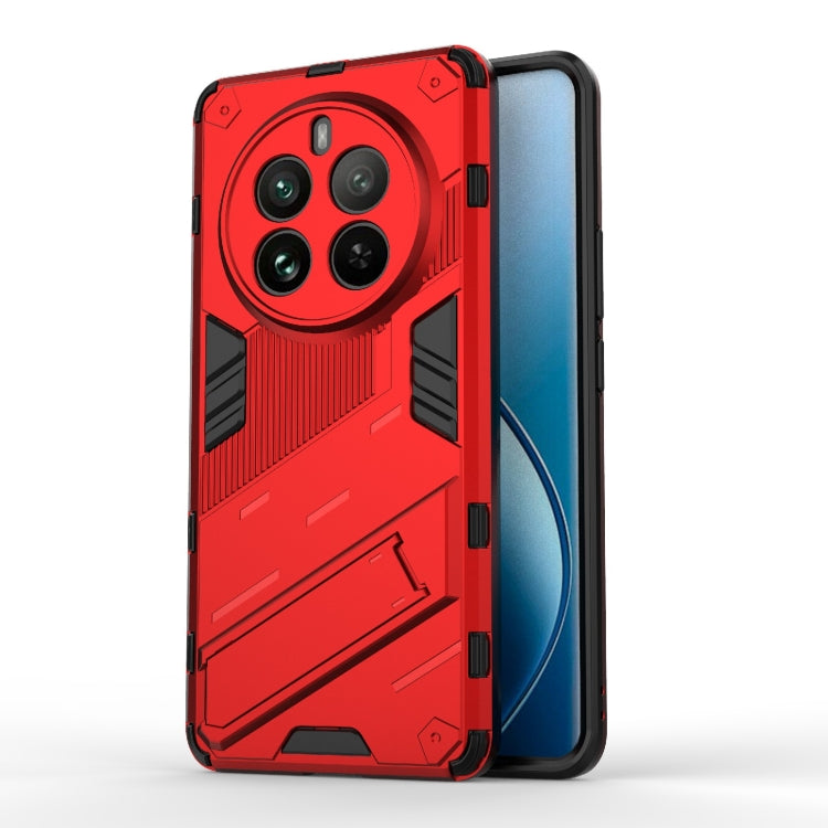 Punk Armor 2 in 1 PC + TPU Phone Case with Holder, For Realme 12 Pro 5G Global, For Realme C67 4G Global, For Realme 11 4G Global
