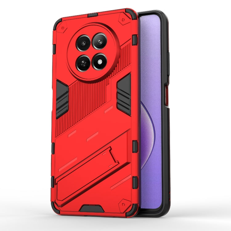 Punk Armor 2 in 1 PC + TPU Phone Case with Holder, For Realme C63 4G Global, For Realme 12 5G Global, For Realme 12+ 5G Global