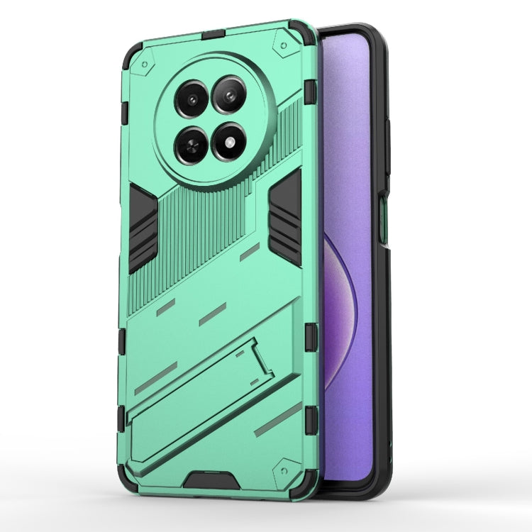 Punk Armor 2 in 1 PC + TPU Phone Case with Holder, For Realme C63 4G Global, For Realme 12 5G Global, For Realme 12+ 5G Global