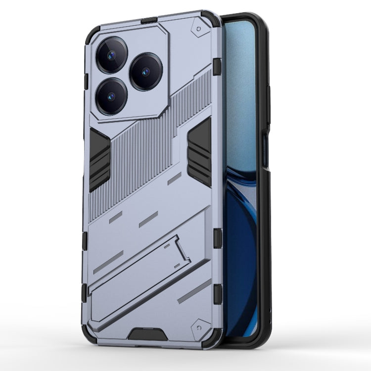 Punk Armor 2 in 1 PC + TPU Phone Case with Holder, For Realme C63 4G Global, For Realme 12 5G Global, For Realme 12+ 5G Global