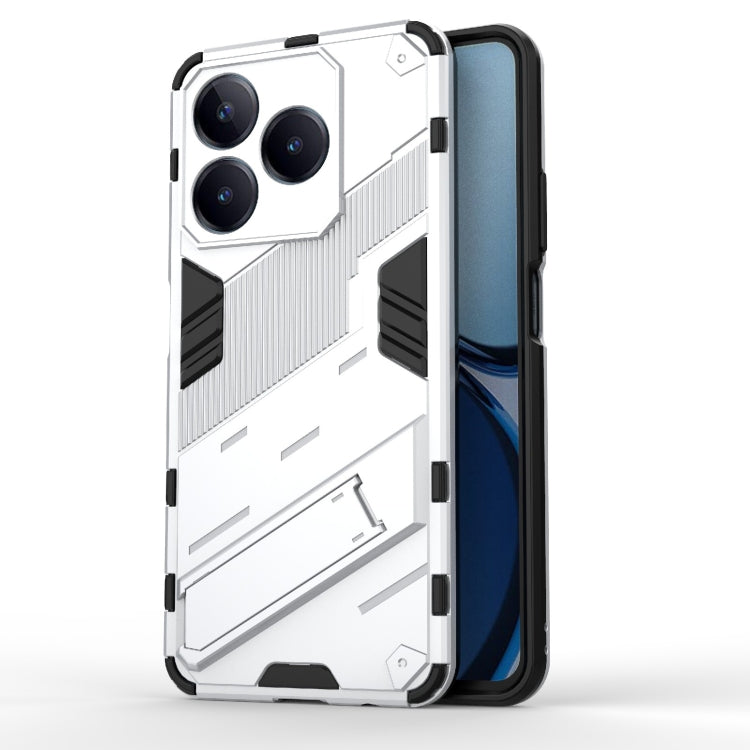 Punk Armor 2 in 1 PC + TPU Phone Case with Holder, For Realme C63 4G Global, For Realme 12 5G Global, For Realme 12+ 5G Global
