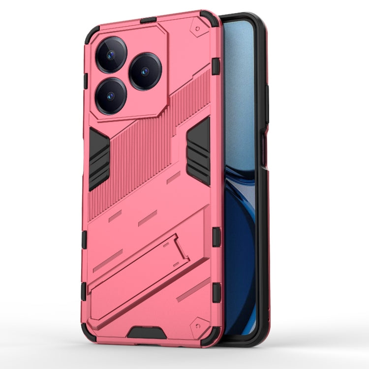 Punk Armor 2 in 1 PC + TPU Phone Case with Holder, For Realme C63 4G Global, For Realme 12 5G Global, For Realme 12+ 5G Global