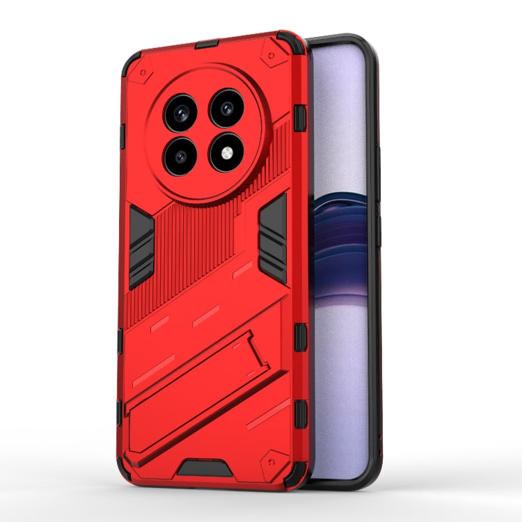 Punk Armor 2 in 1 PC + TPU Phone Case with Holder, For Realme 14 Pro+ 5G, For Realme 14 Pro 5G Global, For Realme 13 Pro 5G Global
