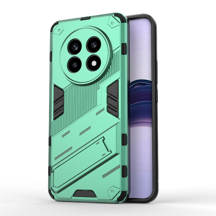 Punk Armor 2 in 1 PC + TPU Phone Case with Holder, For Realme 14 Pro+ 5G, For Realme 14 Pro 5G Global, For Realme 13 Pro 5G Global