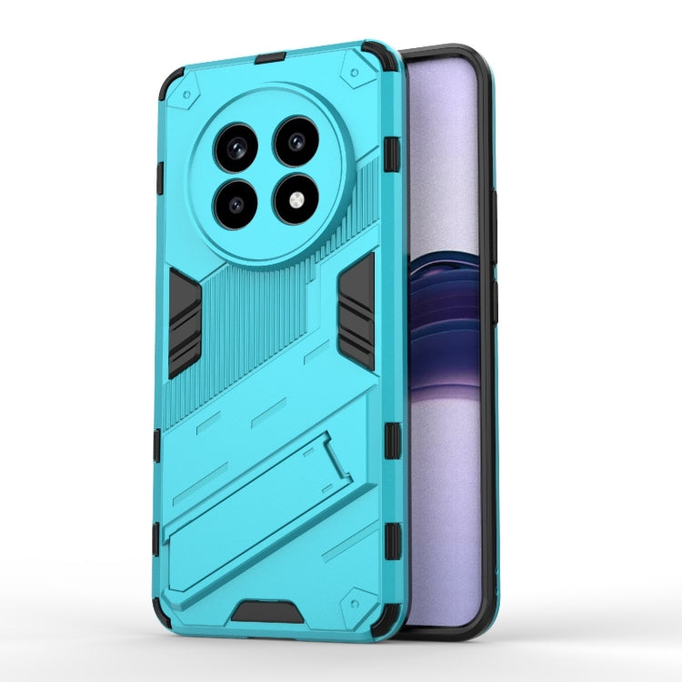 Punk Armor 2 in 1 PC + TPU Phone Case with Holder, For Realme 14 Pro+ 5G, For Realme 14 Pro 5G Global, For Realme 13 Pro 5G Global