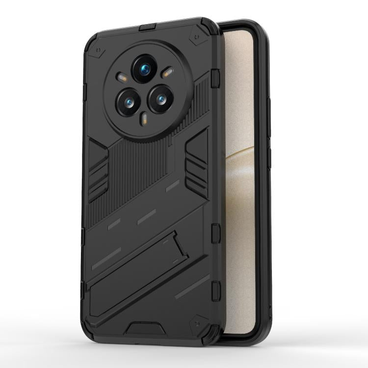 Punk Armor 2 in 1 PC + TPU Phone Case with Holder, For Realme 14 Pro+ 5G, For Realme 14 Pro 5G Global, For Realme 13 Pro 5G Global