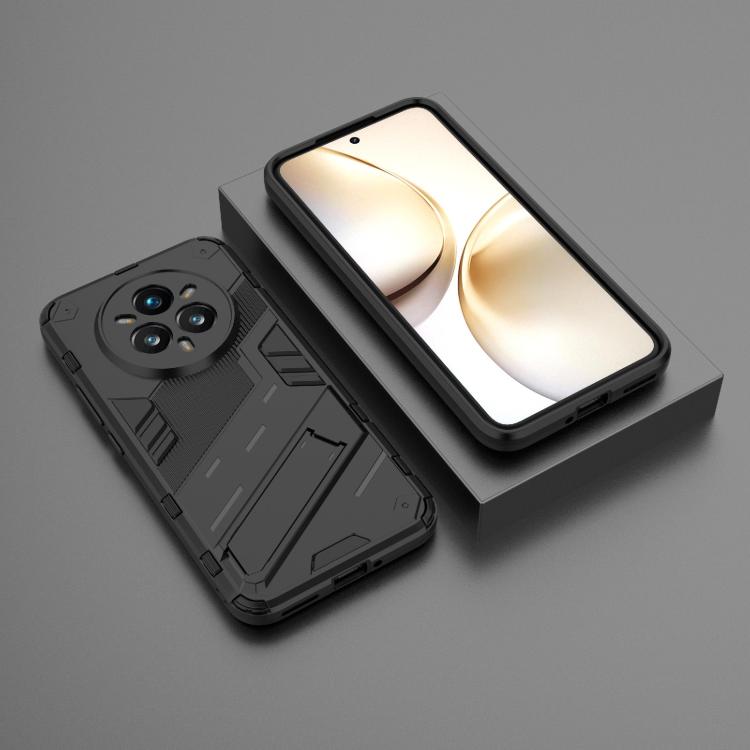 Punk Armor 2 in 1 PC + TPU Phone Case with Holder, For Realme 14 Pro+ 5G, For Realme 14 Pro 5G Global, For Realme 13 Pro 5G Global