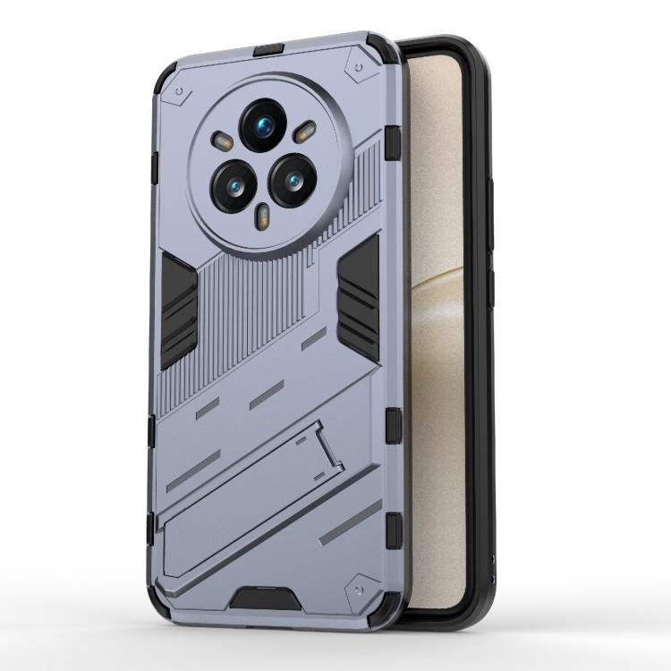 Punk Armor 2 in 1 PC + TPU Phone Case with Holder, For Realme 14 Pro+ 5G, For Realme 14 Pro 5G Global, For Realme 13 Pro 5G Global