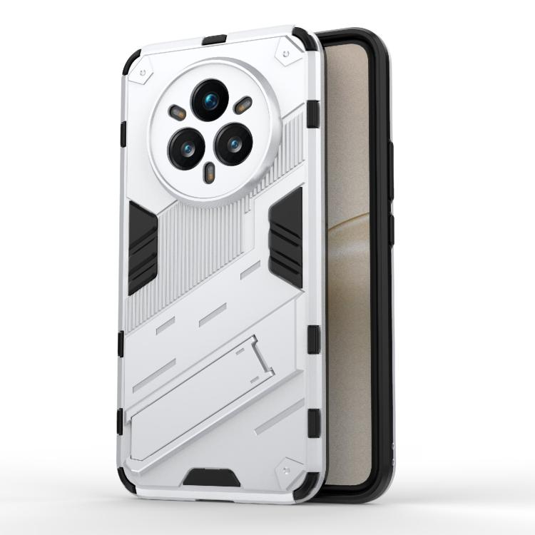 Punk Armor 2 in 1 PC + TPU Phone Case with Holder, For Realme 14 Pro+ 5G, For Realme 14 Pro 5G Global, For Realme 13 Pro 5G Global
