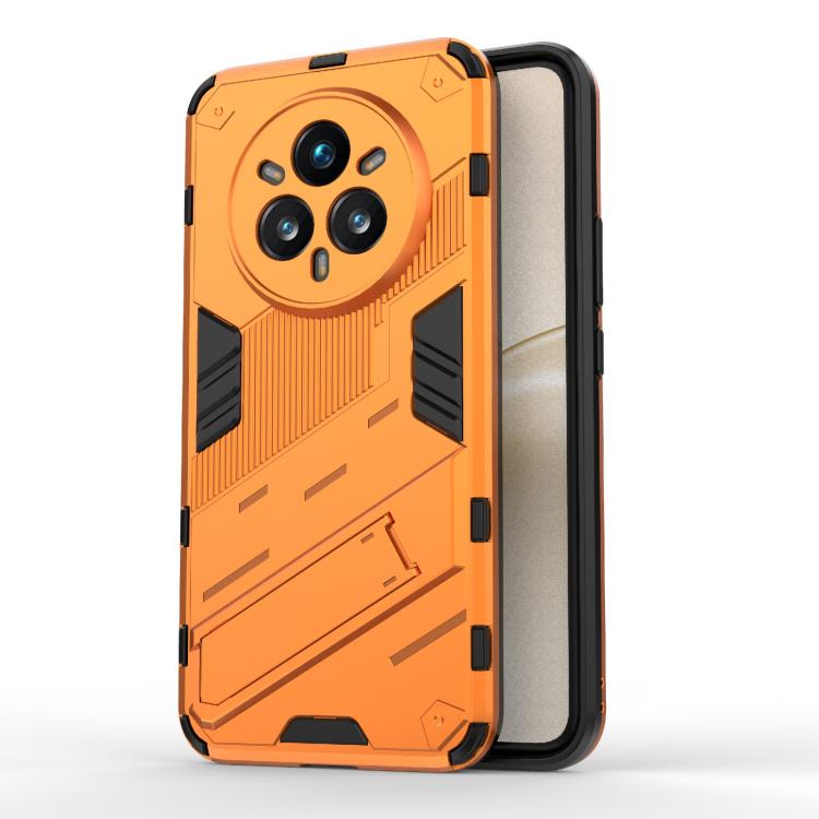 Punk Armor 2 in 1 PC + TPU Phone Case with Holder, For Realme 14 Pro+ 5G, For Realme 14 Pro 5G Global, For Realme 13 Pro 5G Global