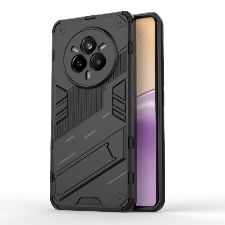 Punk Armor 2 in 1 PC + TPU Phone Case with Holder, For Realme 14 Pro+ 5G, For Realme 14 Pro 5G Global, For Realme 13 Pro 5G Global