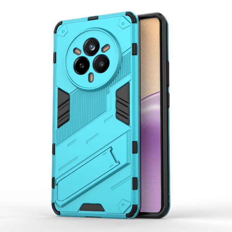 Punk Armor 2 in 1 PC + TPU Phone Case with Holder, For Realme 14 Pro+ 5G, For Realme 14 Pro 5G Global, For Realme 13 Pro 5G Global