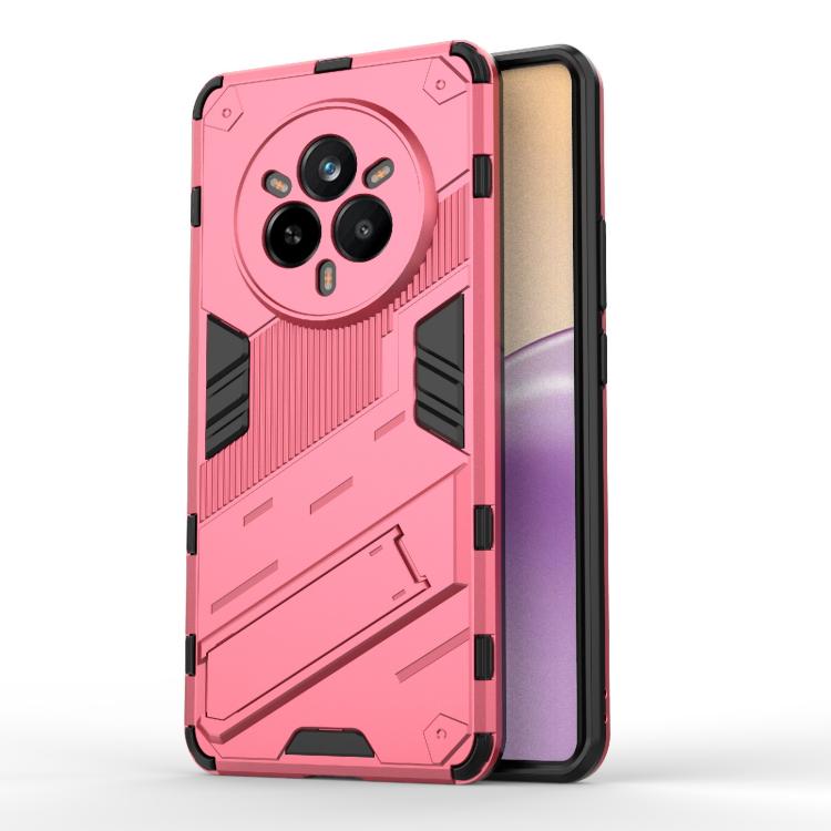 Punk Armor 2 in 1 PC + TPU Phone Case with Holder, For Realme 14 Pro+ 5G, For Realme 14 Pro 5G Global, For Realme 13 Pro 5G Global