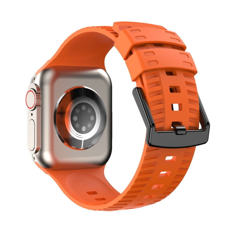 Tire Texture Silicone Watch Band, For Apple Watch Series 8 41mm