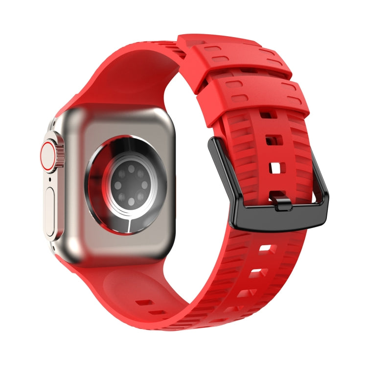 Tire Texture Silicone Watch Band, For Apple Watch Series 8 41mm