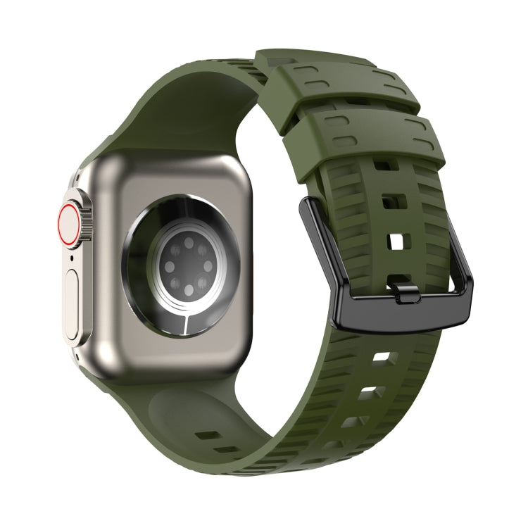 Tire Texture Silicone Watch Band, For Apple Watch Series 8 41mm