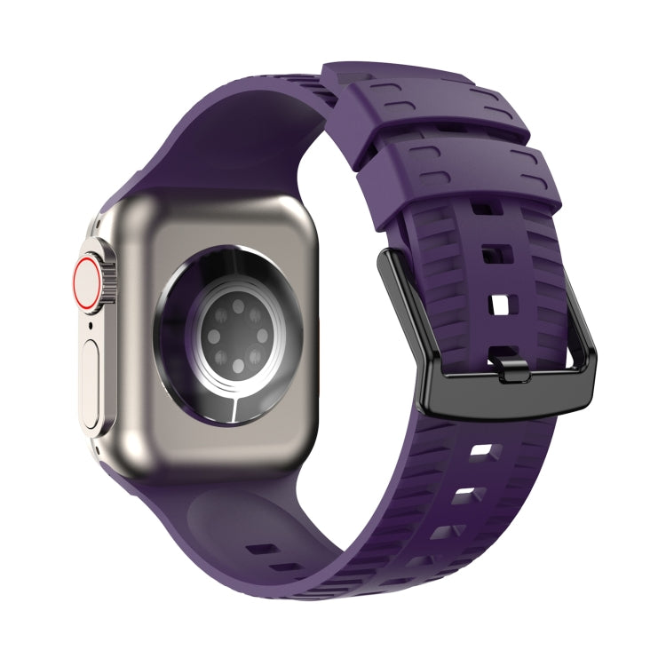Tire Texture Silicone Watch Band, For Apple Watch Series 8 41mm