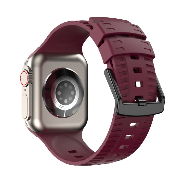 Tire Texture Silicone Watch Band, For Apple Watch Series 8 41mm
