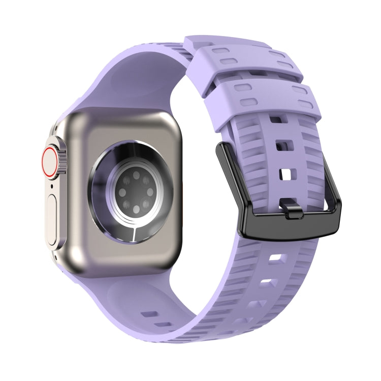 Tire Texture Silicone Watch Band, For Apple Watch Series 7 45mm