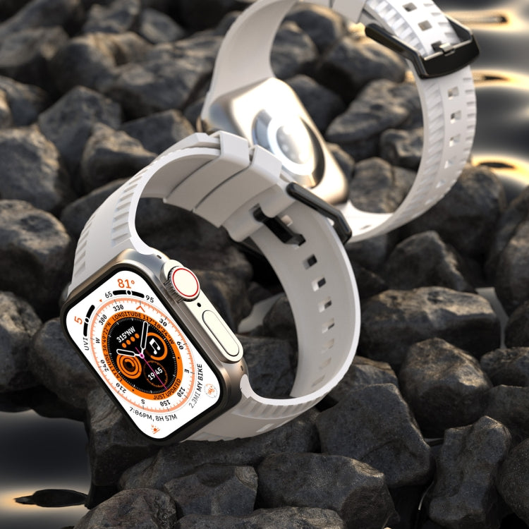 Tire Texture Silicone Watch Band, For Apple Watch Series 8 41mm