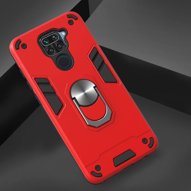 2 in 1 Armor Series PC + TPU Protective Case with Ring Holder, For Xiaomi Redmi Note 9, For LG K51 / Q51, For Vivo Y50