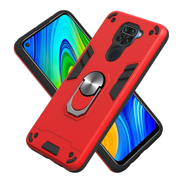 2 in 1 Armor Series PC + TPU Protective Case with Ring Holder, For Xiaomi Redmi Note 9, For LG K51 / Q51, For Vivo Y50