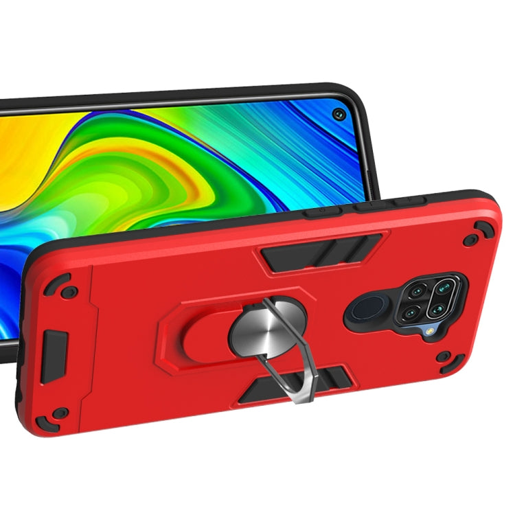 2 in 1 Armor Series PC + TPU Protective Case with Ring Holder, For Xiaomi Redmi Note 9, For LG K51 / Q51, For Vivo Y50