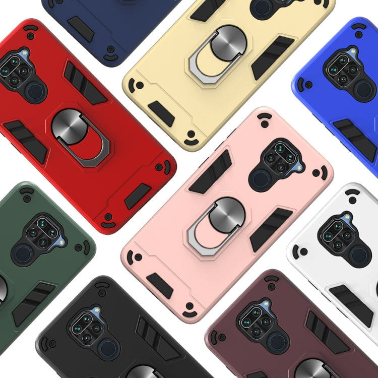 2 in 1 Armor Series PC + TPU Protective Case with Ring Holder, For Xiaomi Redmi Note 9, For LG K51 / Q51, For Vivo Y50