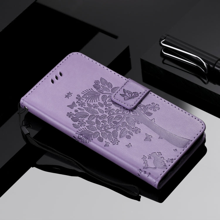 Tree & Cat Embossed Pattern Horizontal Flip Leather Case with Holder & Card Slots & Wallet & Lanyard, For Xiaomi Redmi Note 9, For Huawei Nova 7 Pro