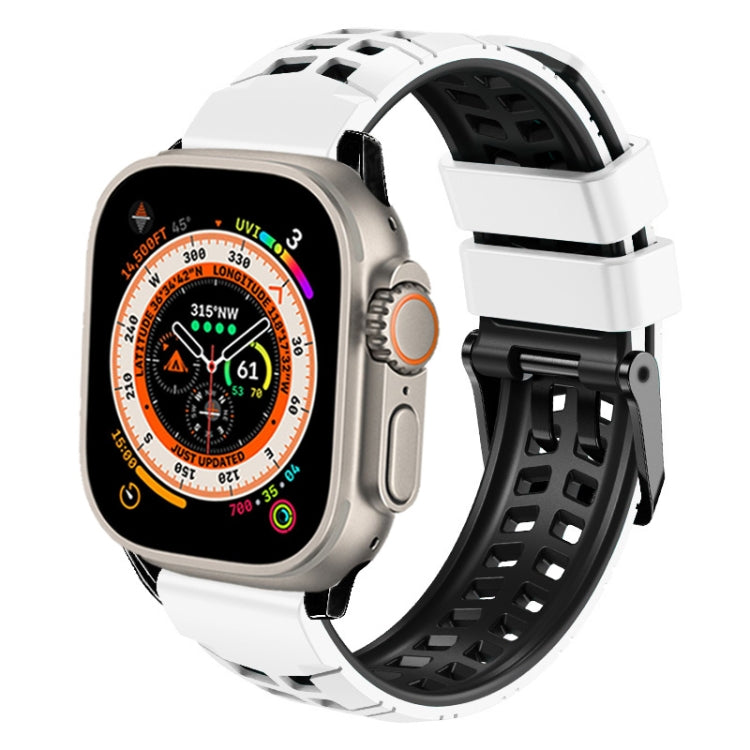 Twill Dual-row Buckle Silicone Watch Band, For Apple Watch SE 2023 40mm, For Apple Watch Ultra 2 49mm