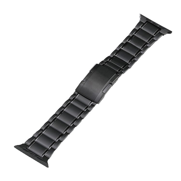 Five Beads Turtle Buckle Titanium Steel Watch Band, For Apple Watch Series 6 44mm, For Apple Watch Series 5 44mm, For Apple Watch Series 4 44mm, For Apple Watch 42mm, For Apple Watch Series 3 42mm, For Apple Watch Series 2 42mm