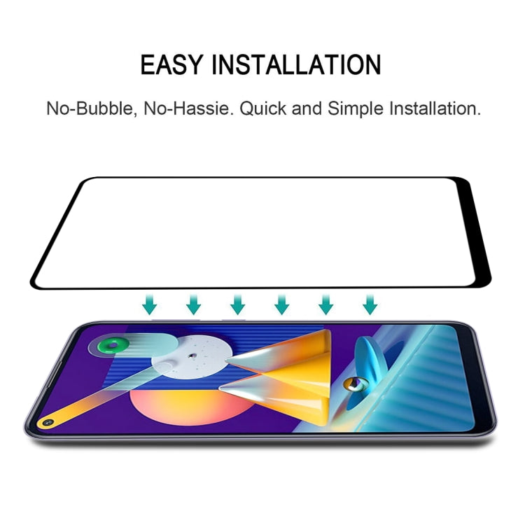 25 PCS Full Glue Full Screen Tempered Glass Film, For Samsung Galaxy M11, For Samsung Galaxy M51, For Samsung Galaxy A01 Core
