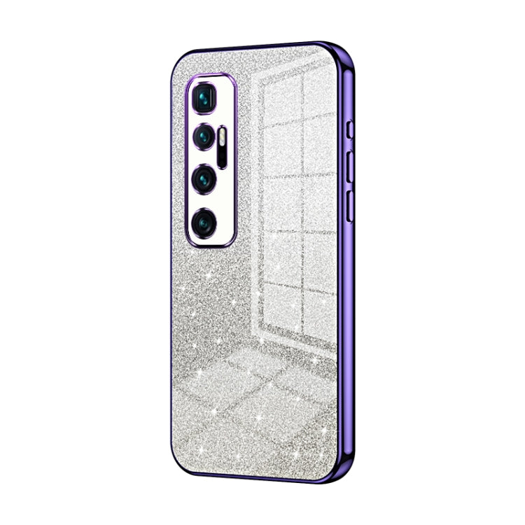 Gradient Glitter Powder Electroplated Phone Case